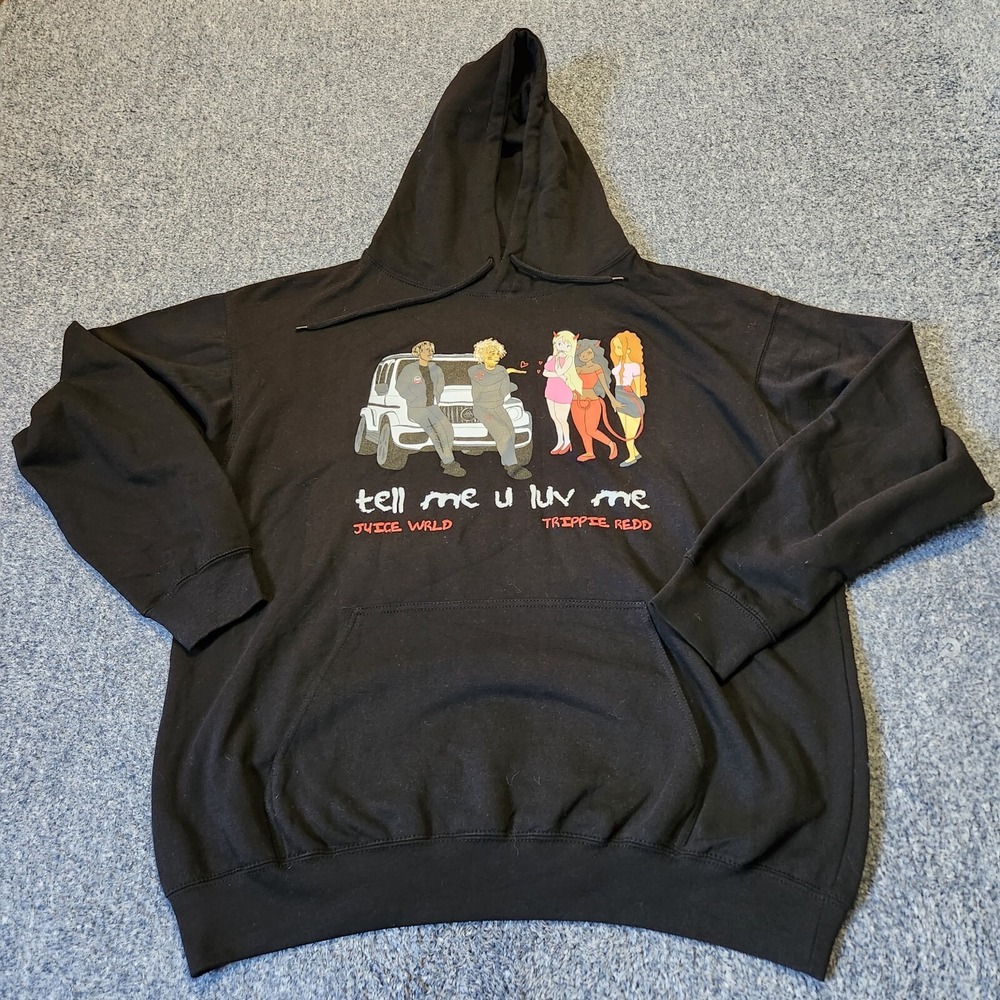 999 Club Hoodie Men's Juice Wrld Trippie Redd Tell Me U Luv Me